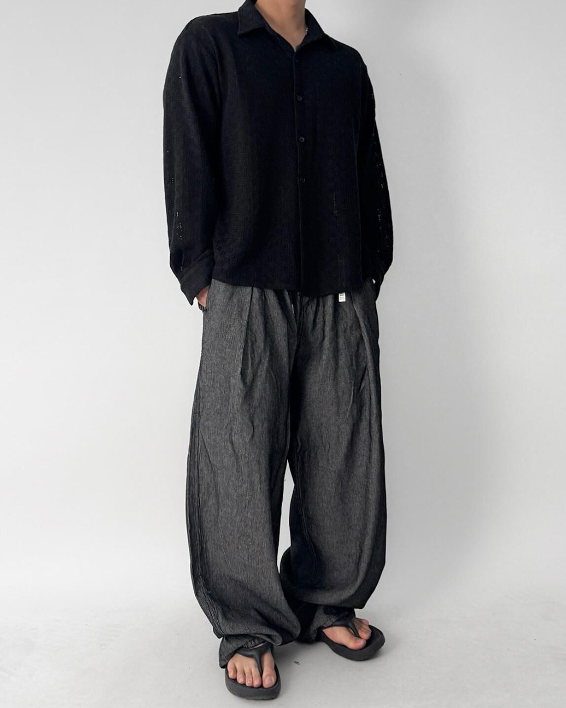 淨色鬆身褲 WELL DONE-146P