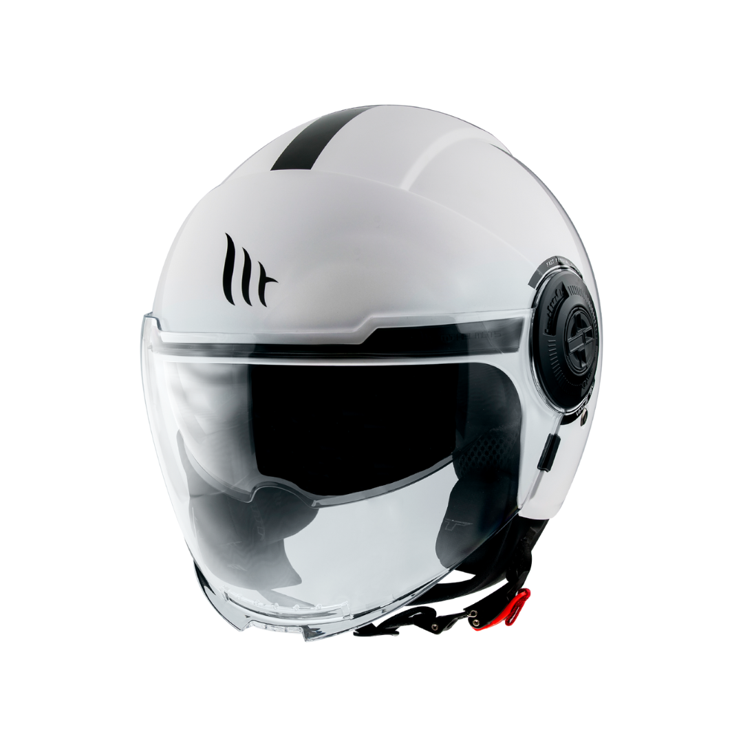 MT HELMETS VIALE SV S SOLID A0 GLOSS WHITE 亮面