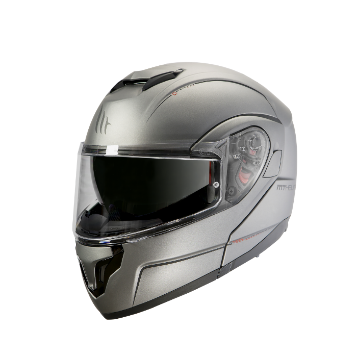 MT HELMETS ATOM SV SOLID MATT GREY 消光面