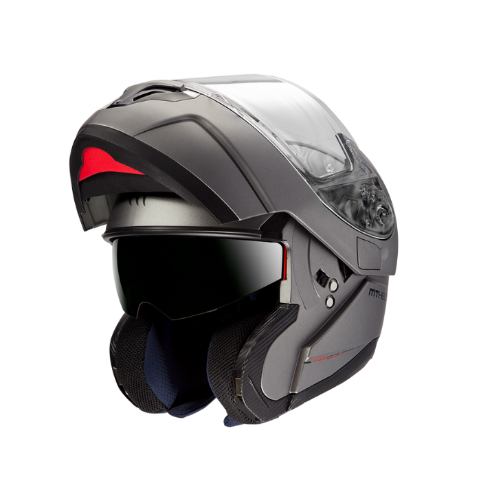 MT HELMETS ATOM SV SOLID MATT GREY 消光面