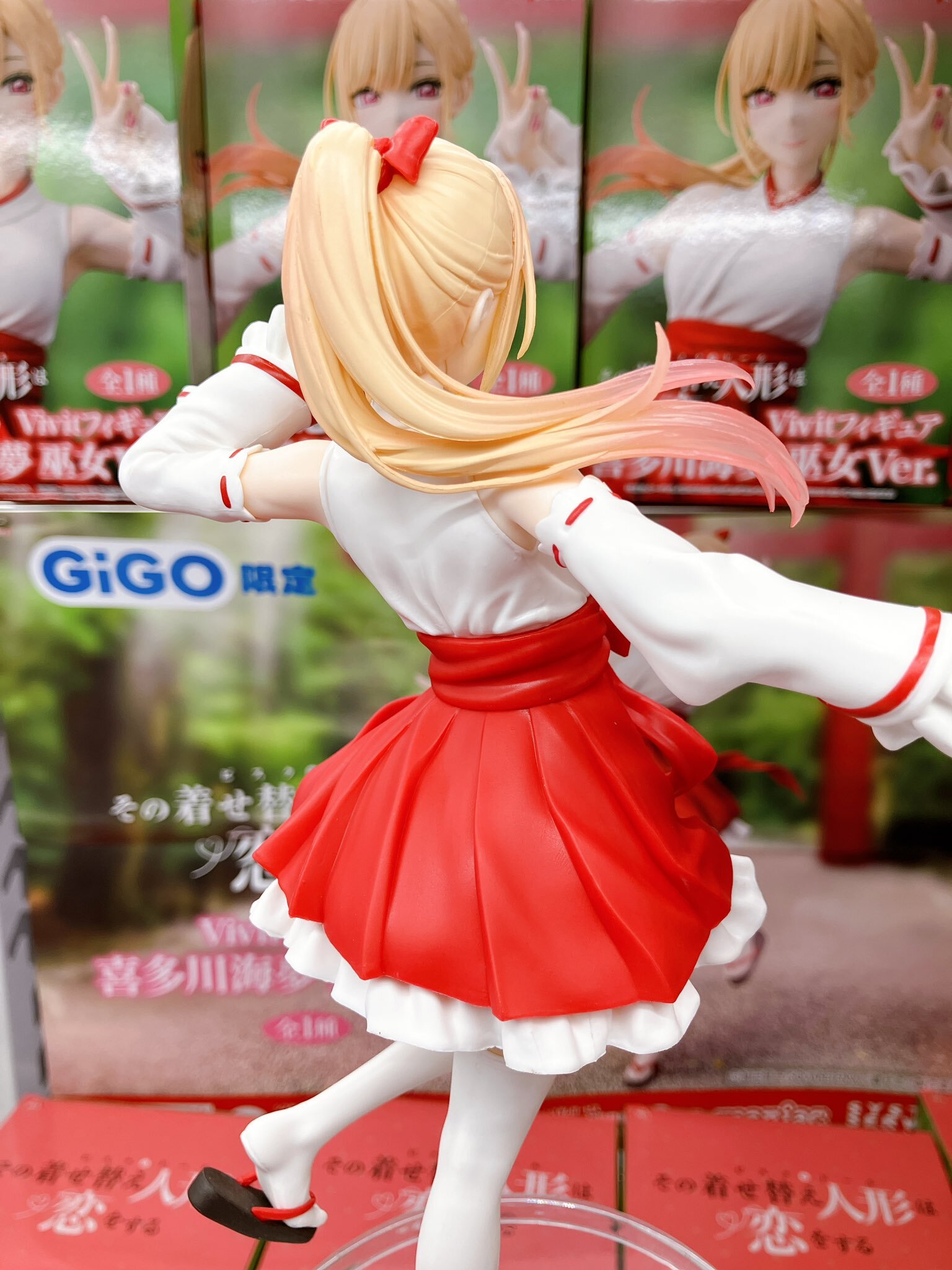 GiGO限定戀上換裝娃娃喜多川海夢巫女ver. Vivit figure 日本景品