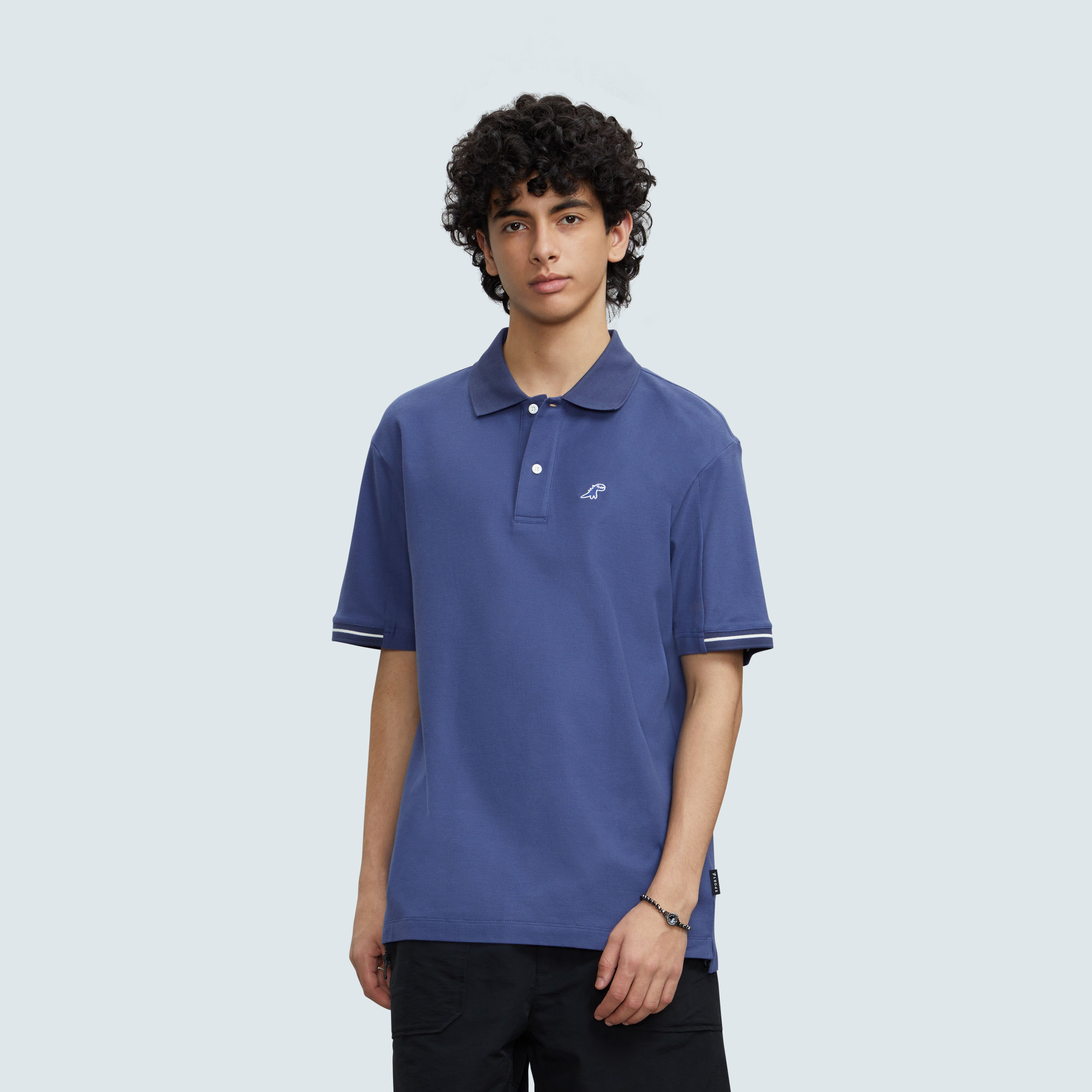 SPORT b. 男裝Dino 刺繡 Polo 恤