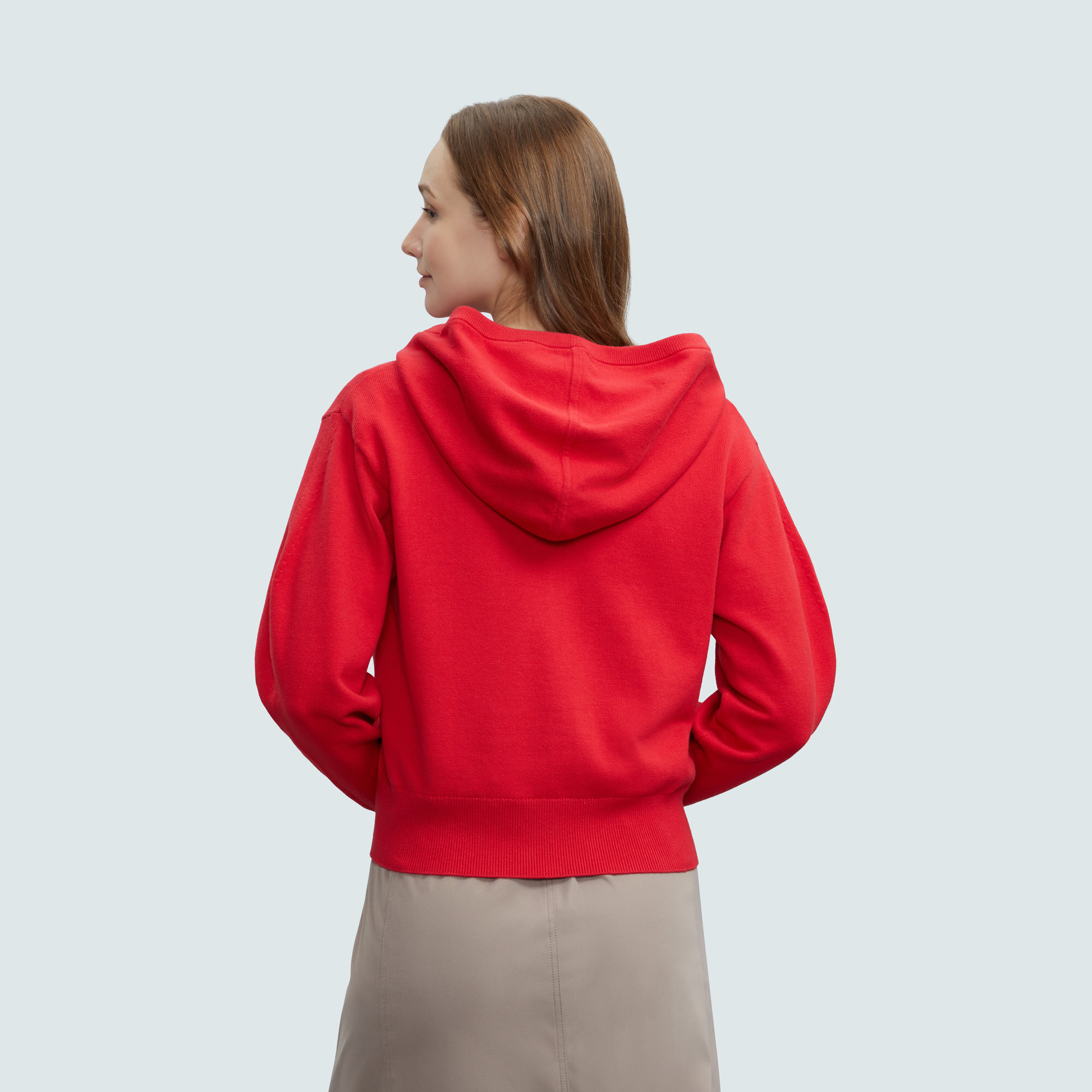 SPORT b. 女裝限量新春系列 Dino 刺繡連帽開襟毛衣