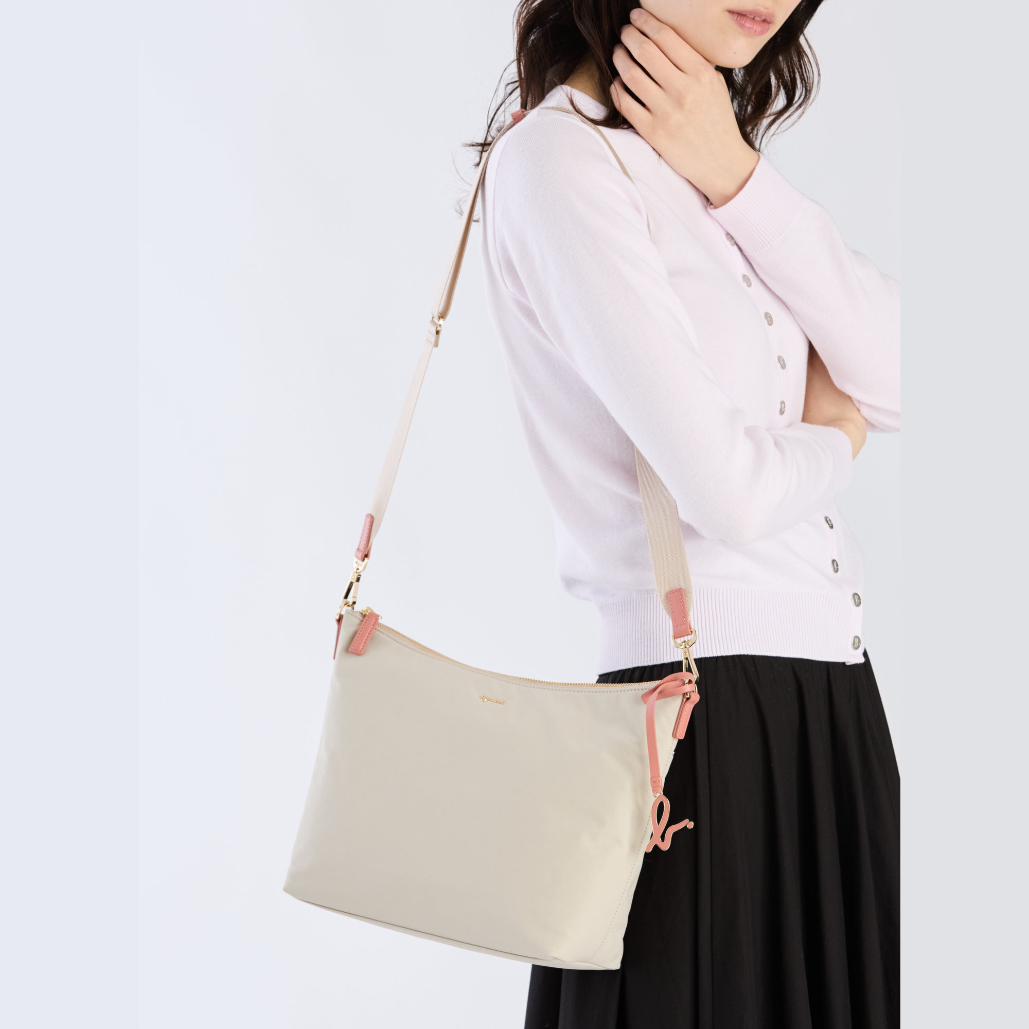 agnès b. 尼龍單肩包