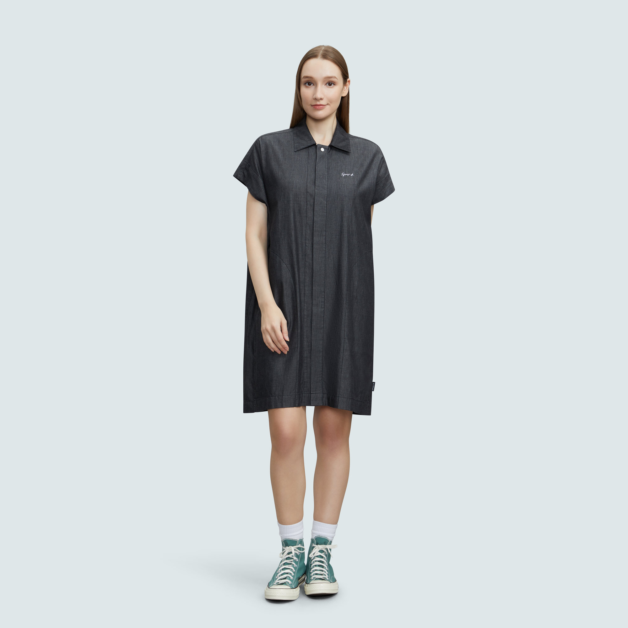 SPORT b. 女裝牛仔襯衫連身裙