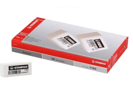 Stabilo Legacy Eraser 1Box/50pcs