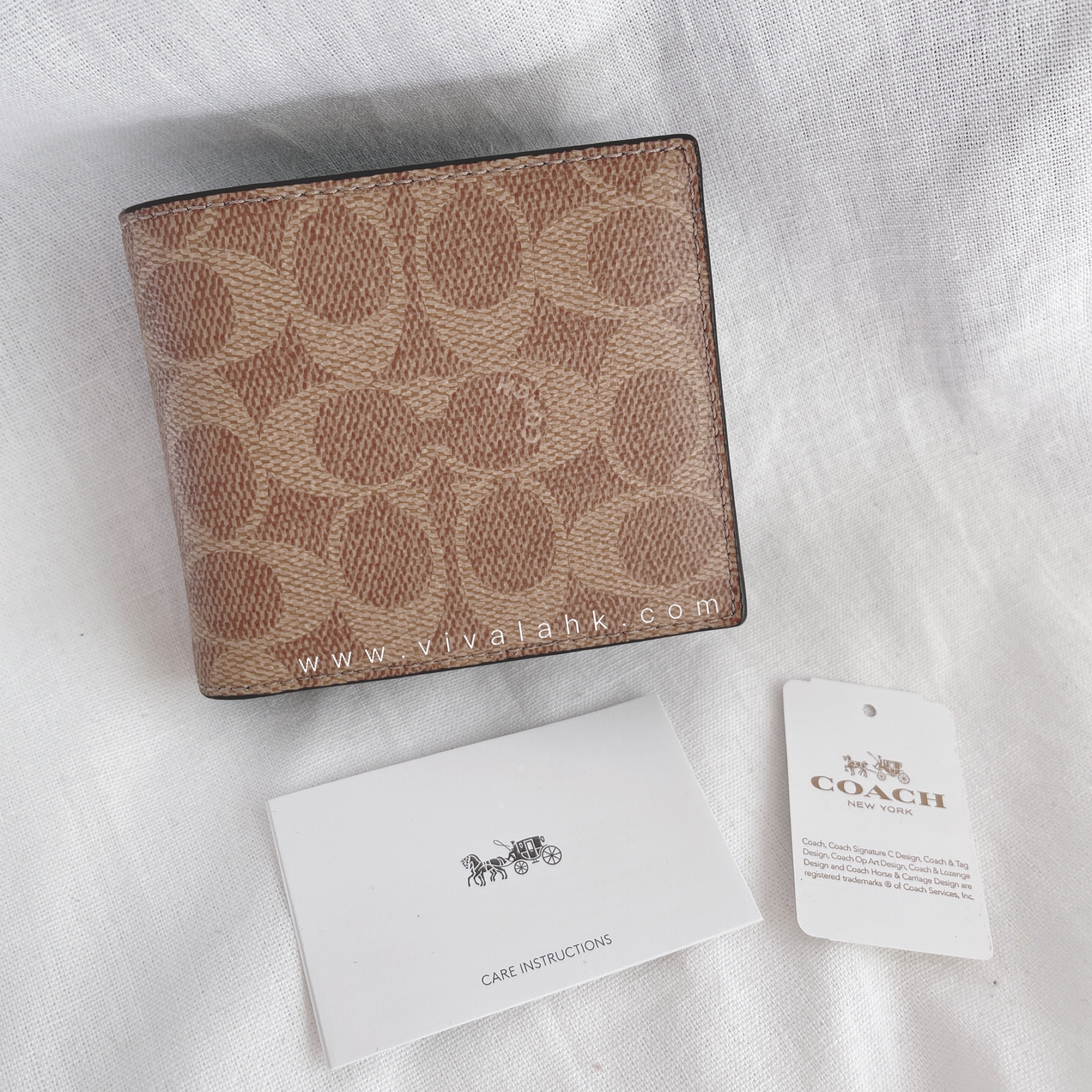 Coach - 3合1 男裝銀包 (C字暗花)  (31213)