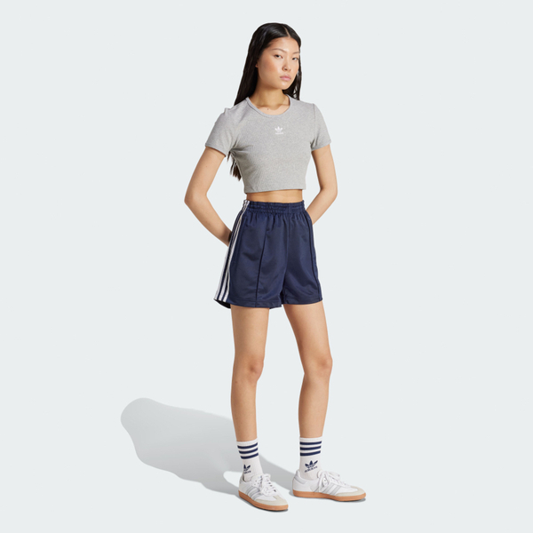 Adidas Firebird Sho JW5045 女 短褲 運動短褲 休閒短褲 深藍 白 亞版