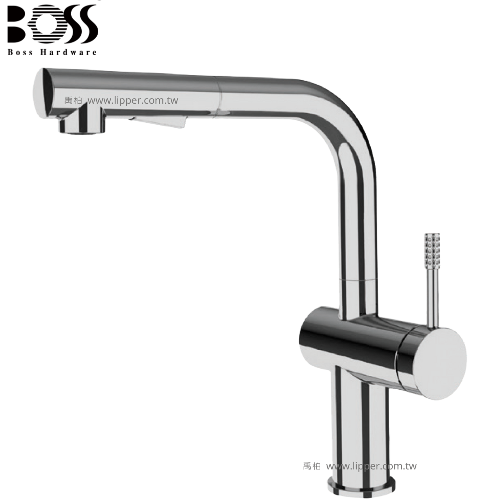 BOSS 不鏽鋼伸縮廚房龍頭 222012