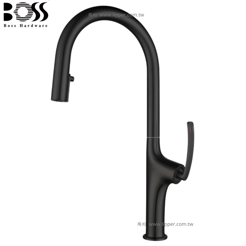 BOSS 伸縮廚房龍頭 (消光黑) 113211MB
