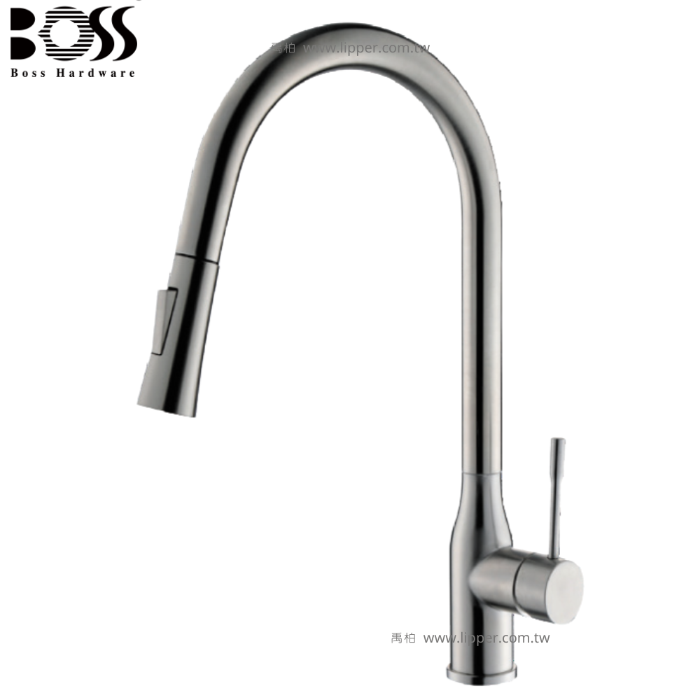 BOSS 伸縮廚房龍頭 (拉絲) 115211NB