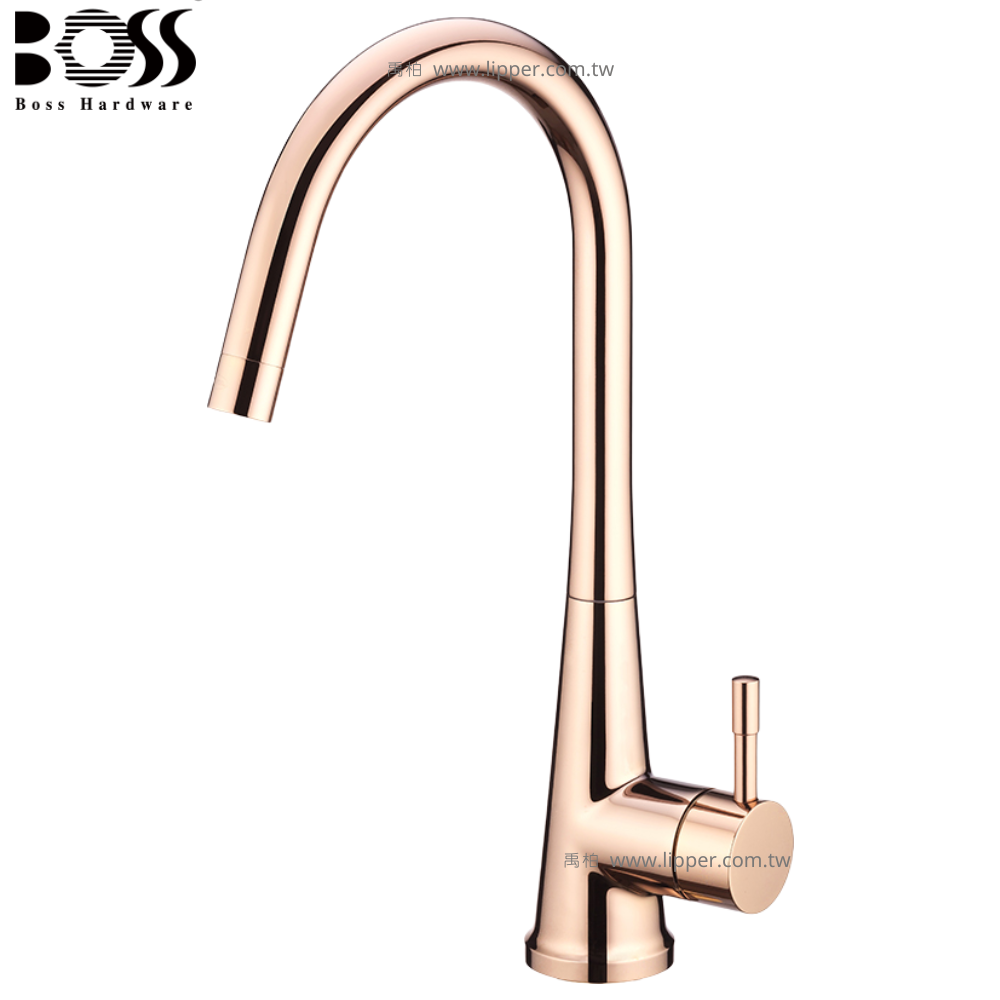 BOSS 無鉛廚房龍頭 (玫瑰金) 010222-RG