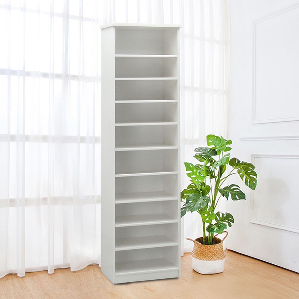 防潮防蛀 防水塑鋼1.7尺開放式高鞋櫃(四色可選)