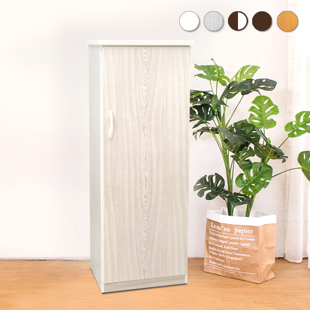 防潮防蛀 防水塑鋼1.5尺單門鞋櫃(五色可選)