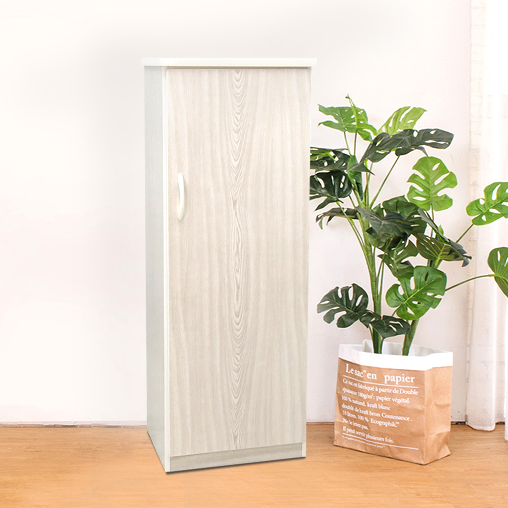 防潮防蛀 防水塑鋼1.5尺單門鞋櫃(五色可選)