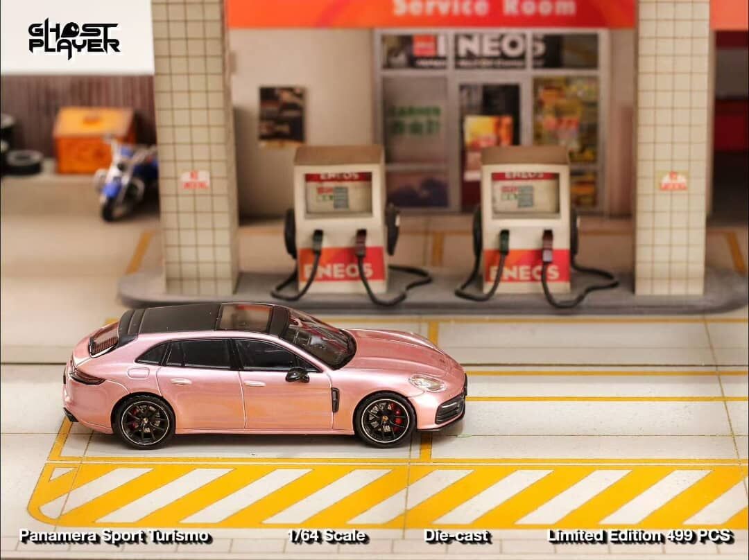 預訂:1/64 Ghost Player Porsche 971 Panamera Sport Turismo Frozen Berry Metallic LHD (GPP971FB )