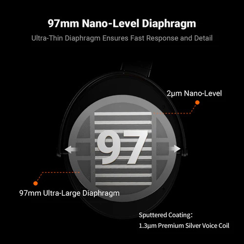 Fosi Audio i5 - 97mm Nano-Level Diaphragm