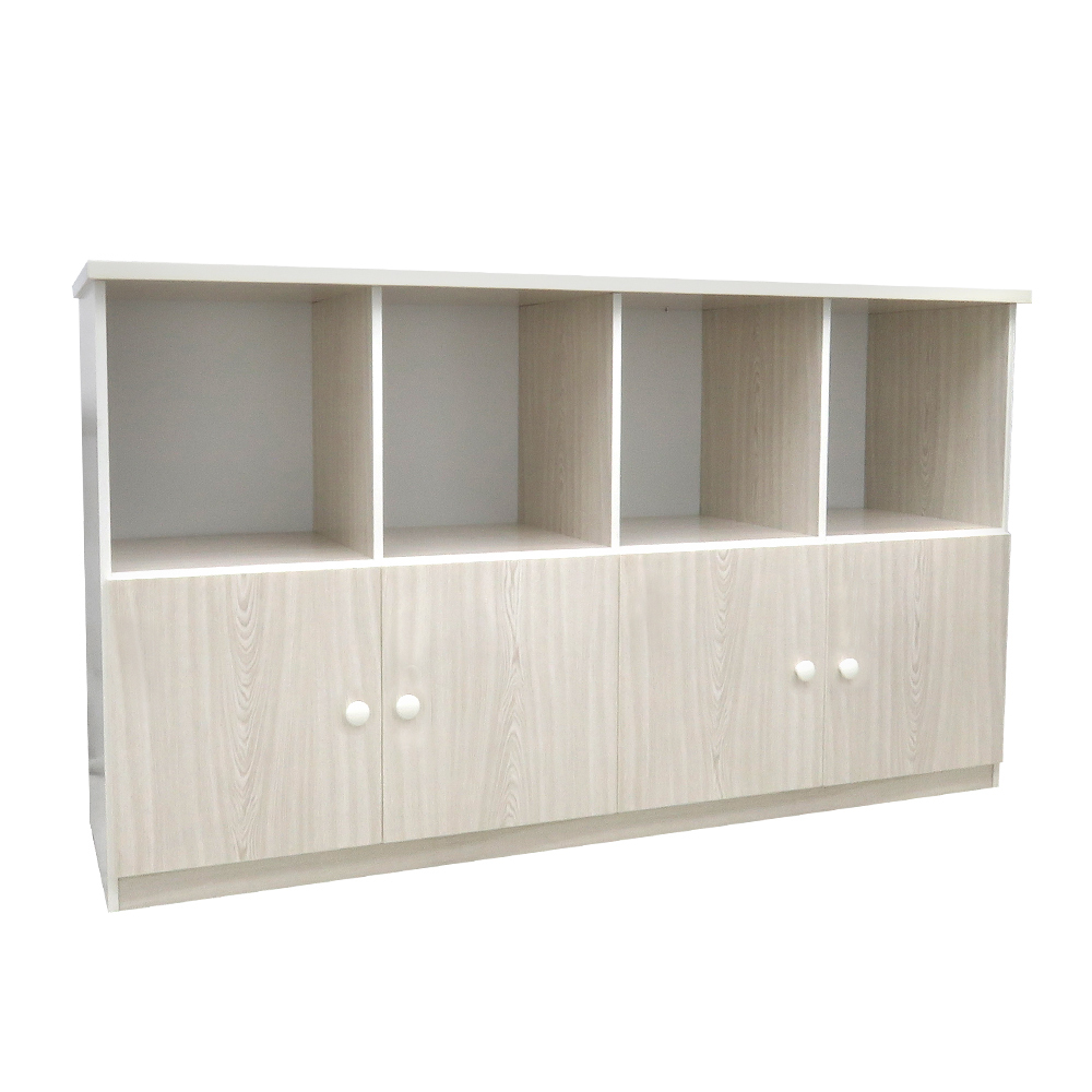 5.5尺四門開放式防水塑鋼收納櫃/置物櫃(五色可選)