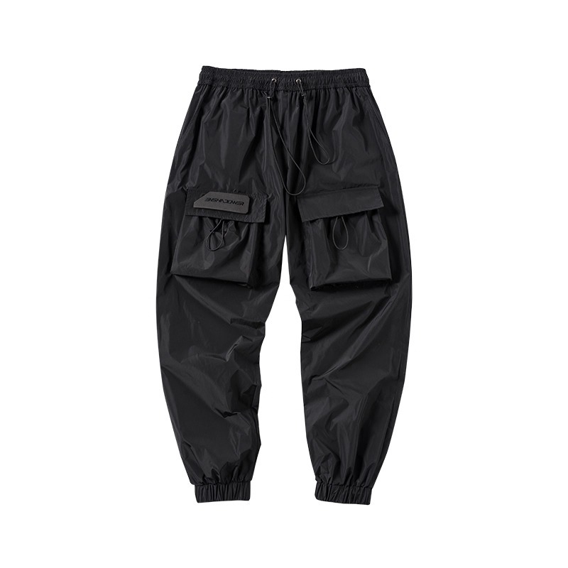 【 35% OFF 】 ENSHADOWER隱藏者 皺摺工裝抽繩束腳褲