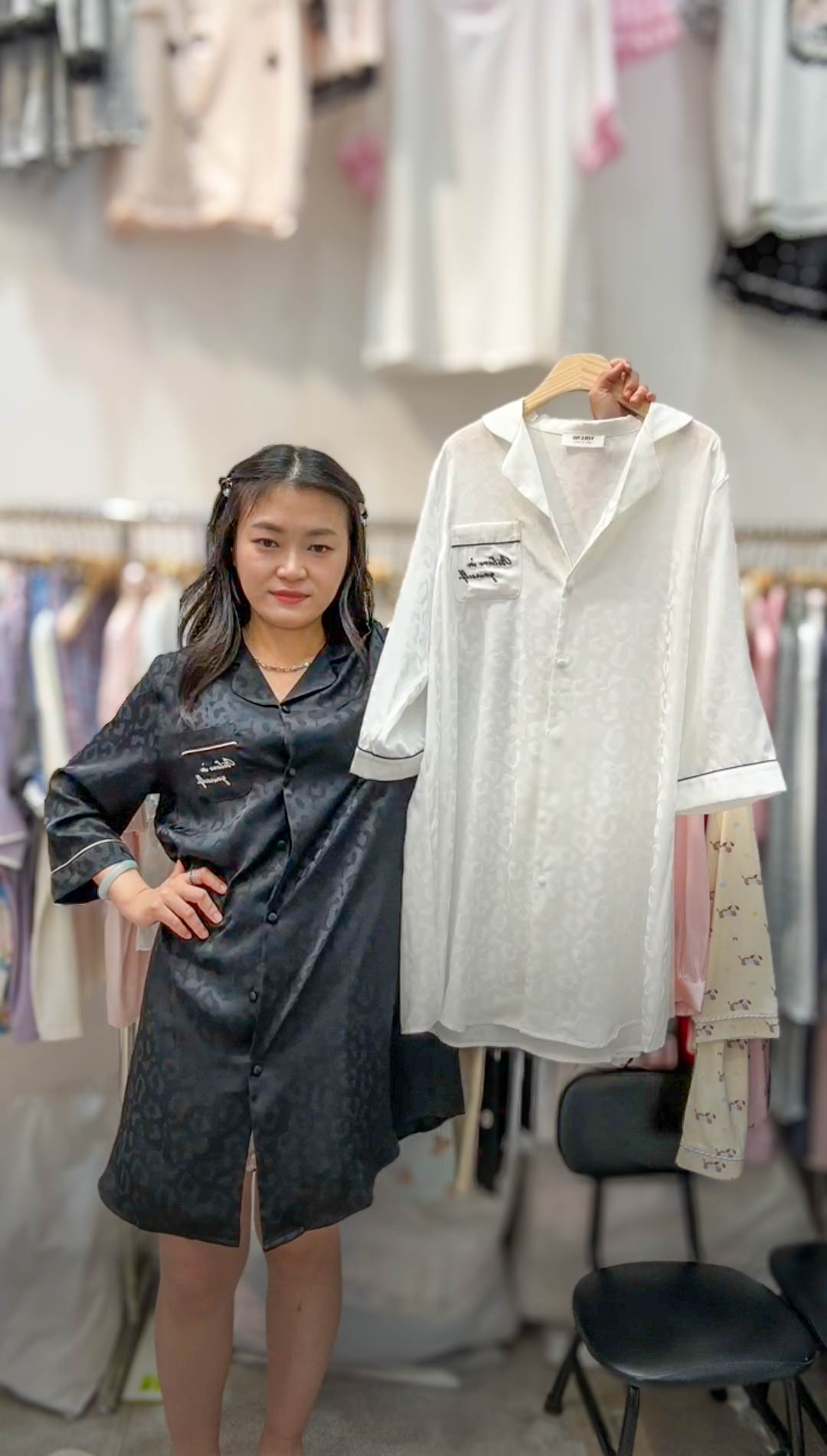 🥰PM_K3239  ▶️冰絲眠睡衣 👉B:114cm W:cm H:cm L:90cm👈