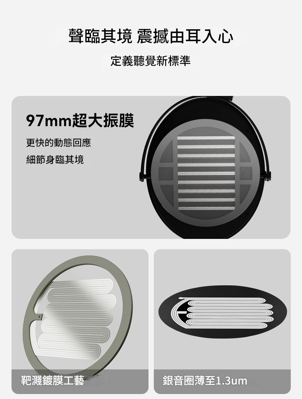 Fosi Audio i5 - 97mm Nano-Level Diaphragm