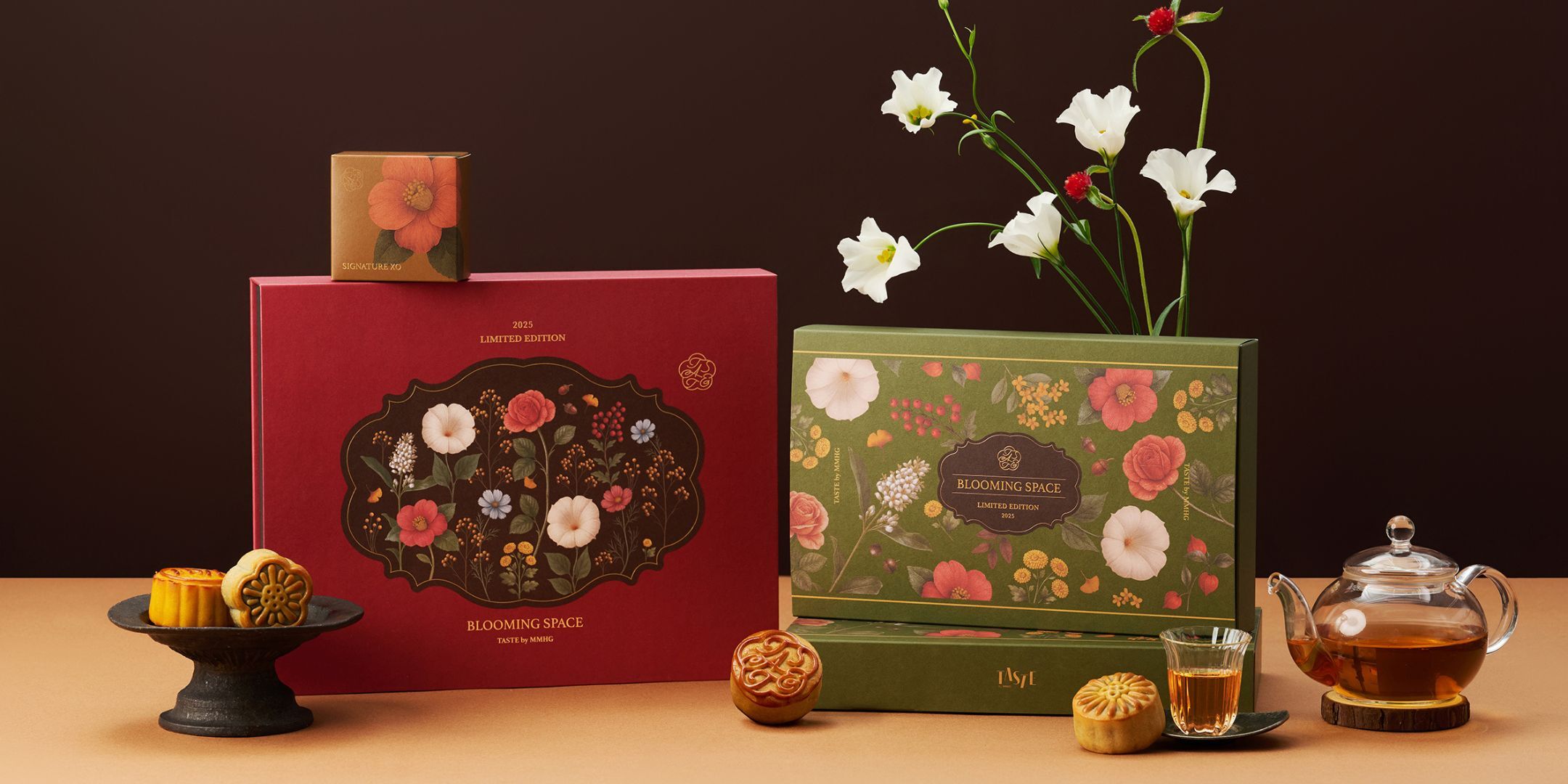 TASTE by MMHG X CNFlower 2025 秋日花境聯名中秋禮盒（精裝/平裝）