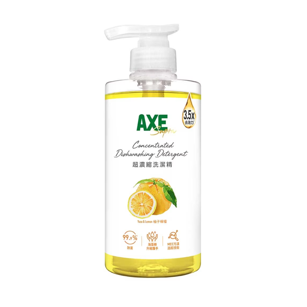 斧頭牌 - Supra 超濃縮洗潔精 (柚子檸檬) 500g (平行進口)