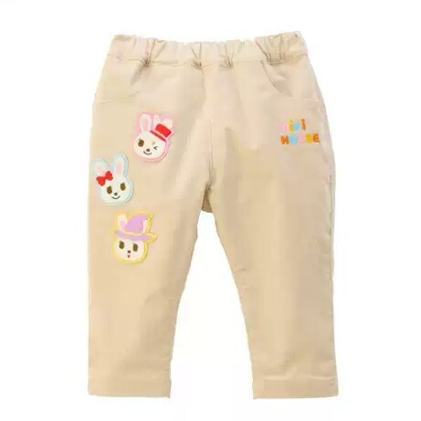 MH 徽章燈芯絨長褲