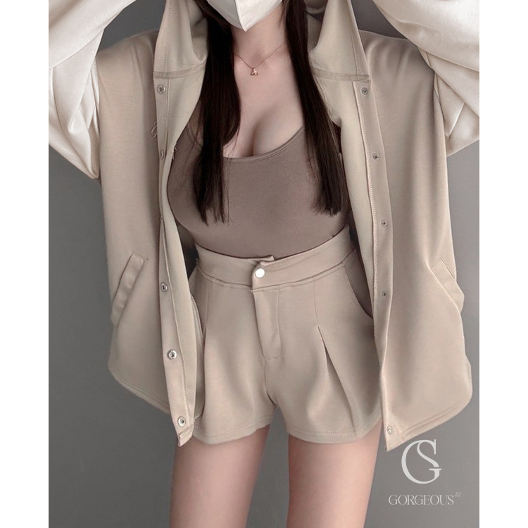 G9605 現貨「太空AIR′壓扣A字短褲」