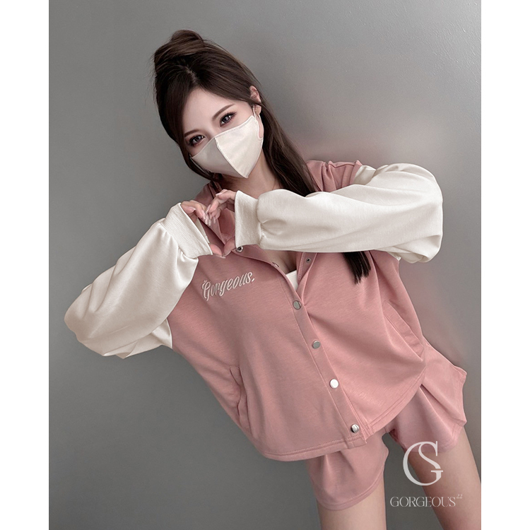 G9599 現貨「太空AIR′棒球外套(短版)」