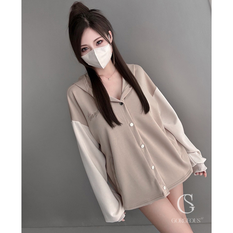 G9598 現貨「太空AIR′棒球外套(長版)」