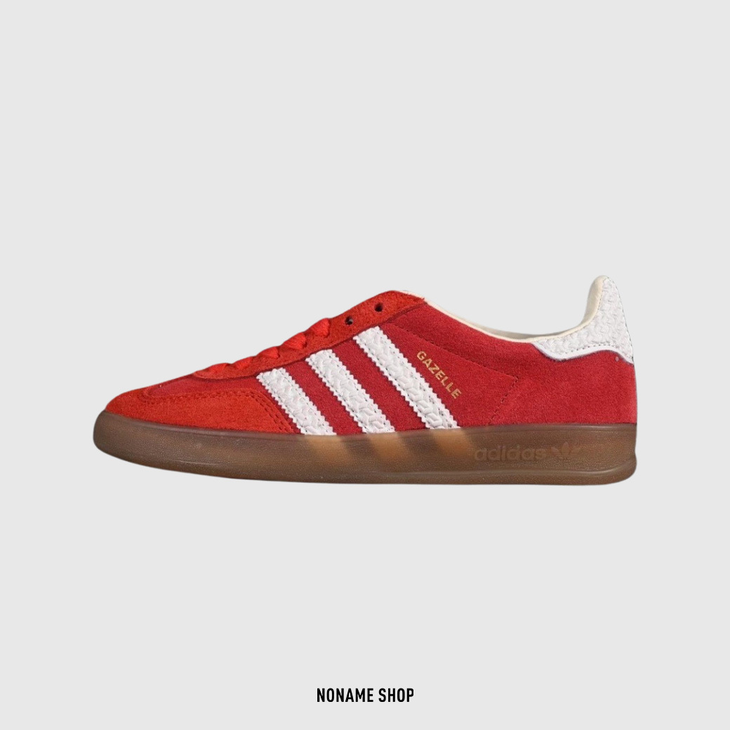 ADIDAS ORIGINALS GAZELLE INDOOR 麂皮 花雕紅 焦糖底 (男/女同款)