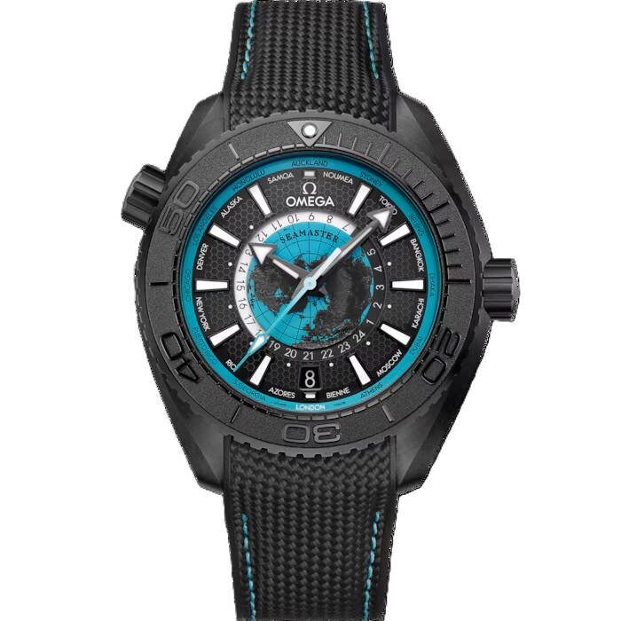 BRAND NEW OMEGA SEAMASTER PLANET OCEAN 600M 215.92.46.22.01.006 21592462201006  BLACK CERAMIC ON RUBBER STRAP45 mm