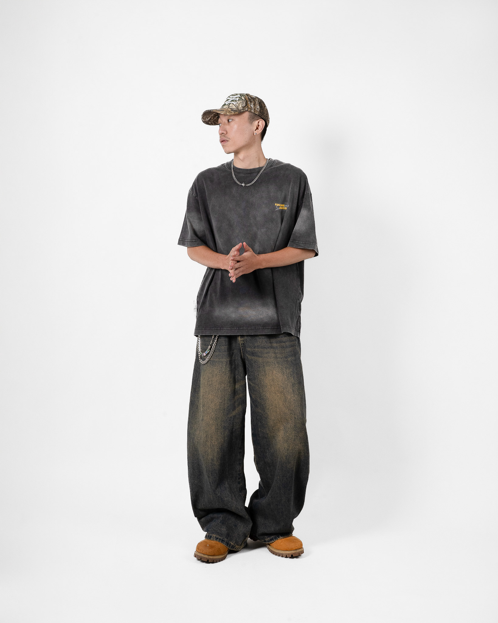 OurPick Scimitar Dirty Denim Jeans 水洗做舊彎刀褲