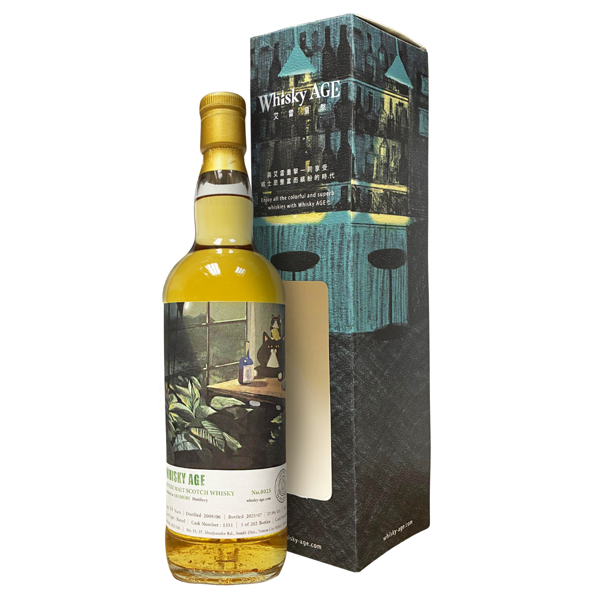 WHISKY AGE No. 0025 Ardmore 2009 Years Old #1331 57.9%
