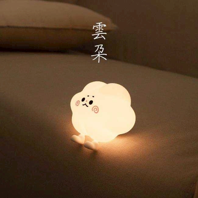☁️ 雲朵造型・磁吸拍拍夜燈｜療癒登場 ☁️-0390