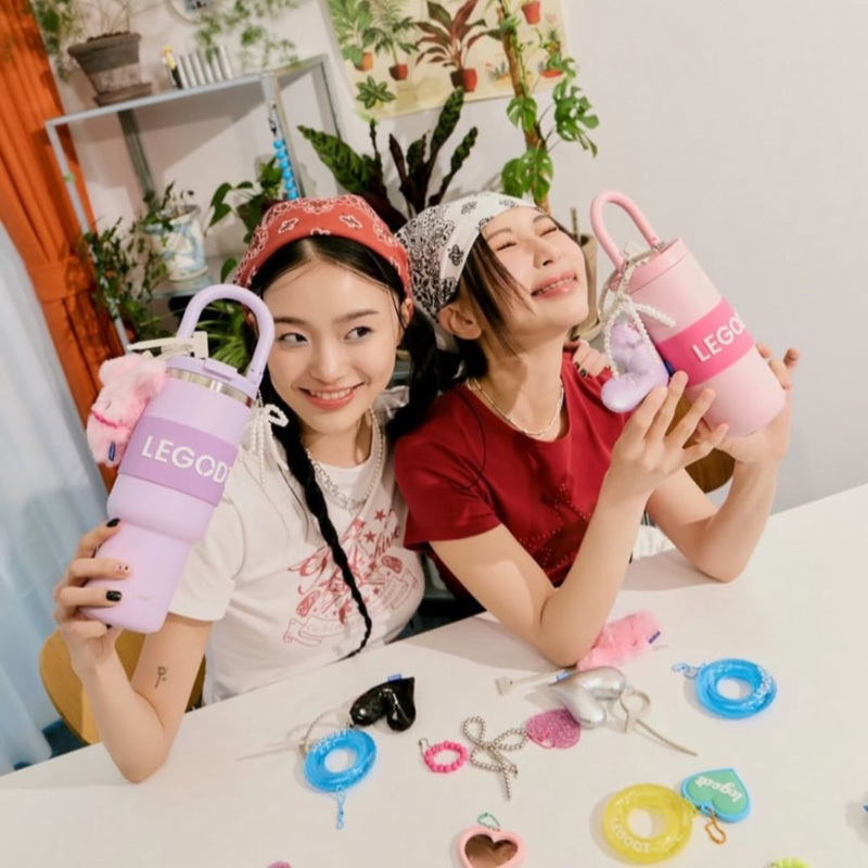 韓國 爆紅！LEGODT 保溫瓶 手提式不銹鋼保溫杯 (400ml / 600ml / 1000ml)
