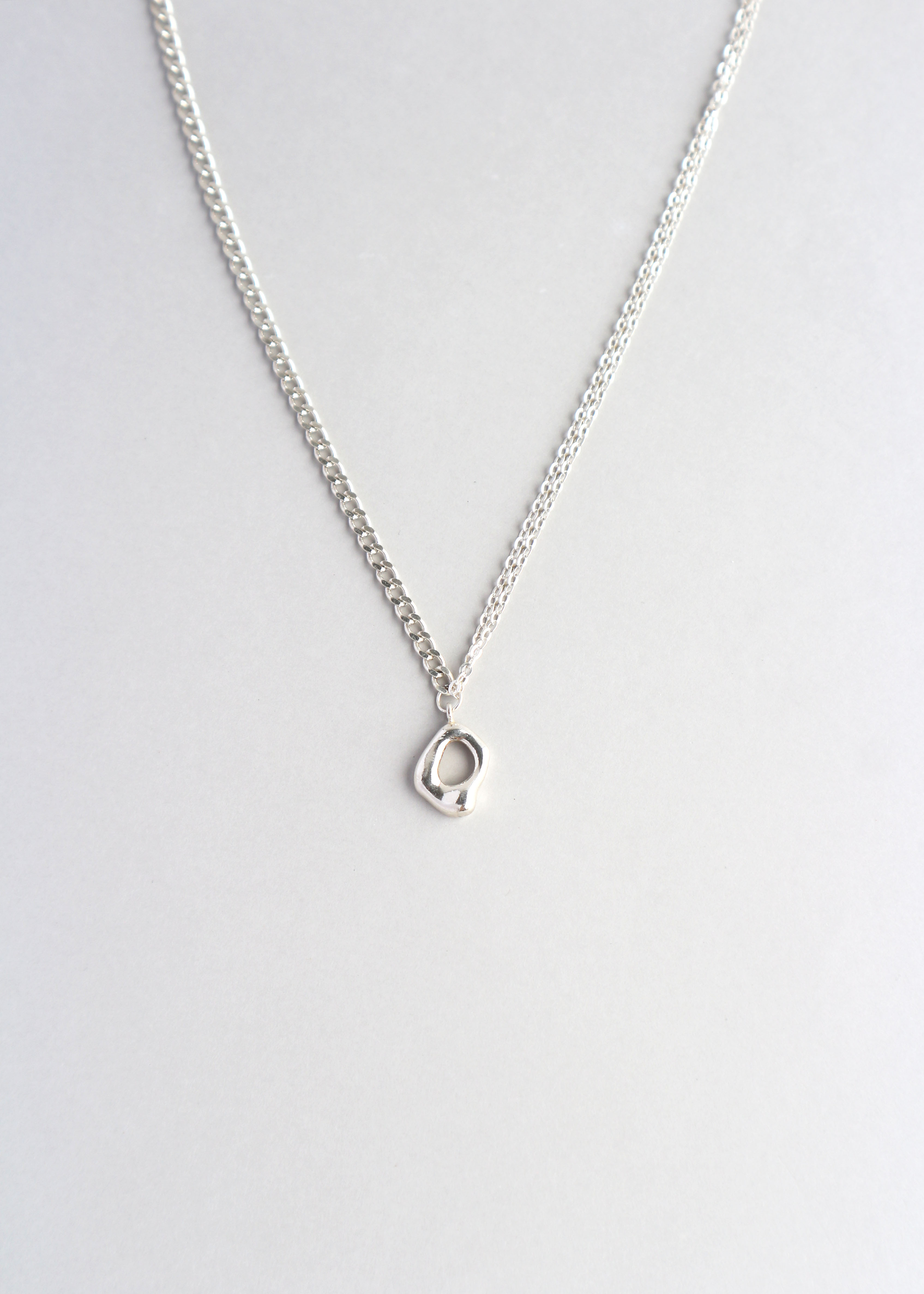 Romand 純銀不對稱項鍊