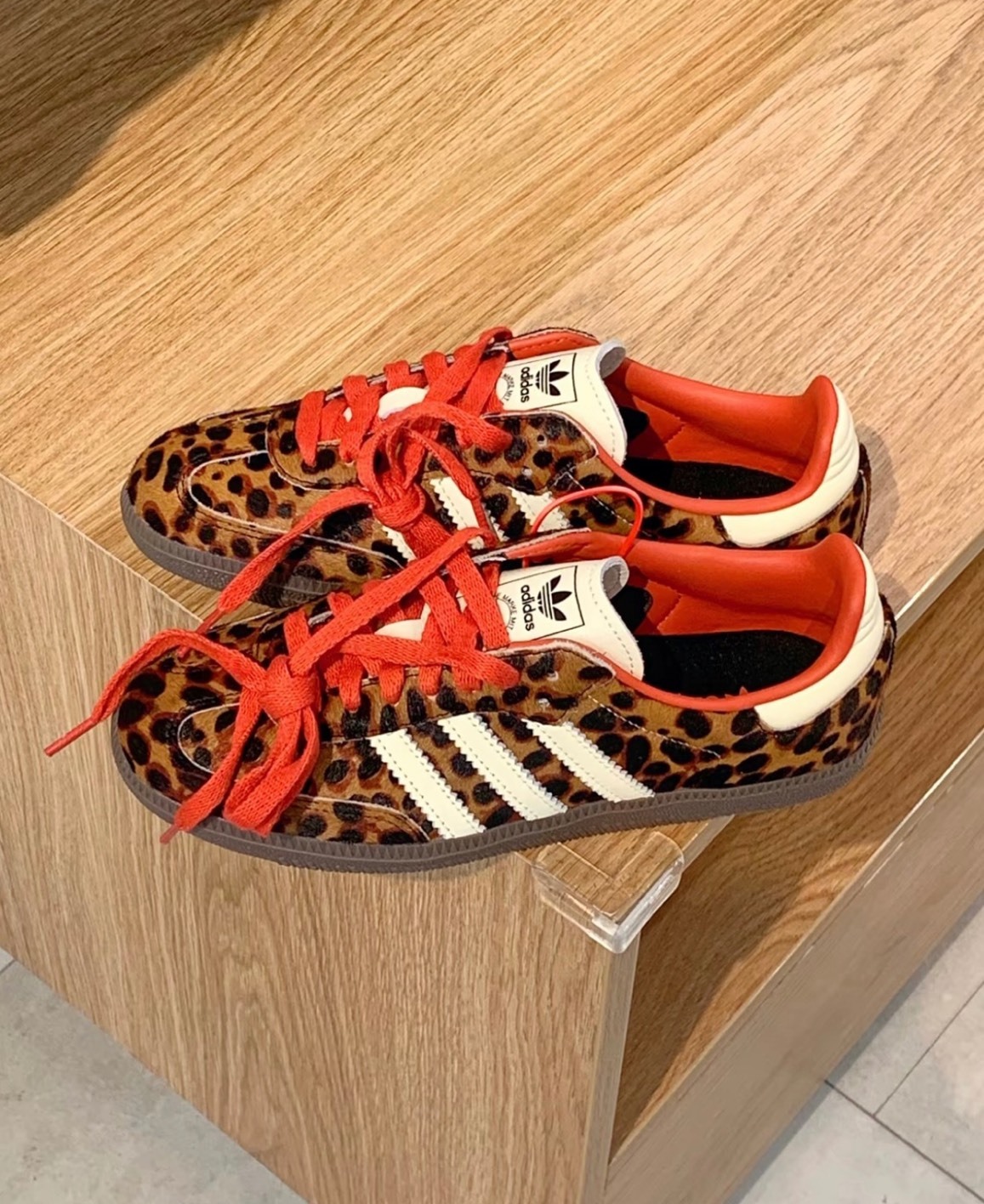 ADIDAS ORIGINALS SAMBA OG 豹紋橘棕