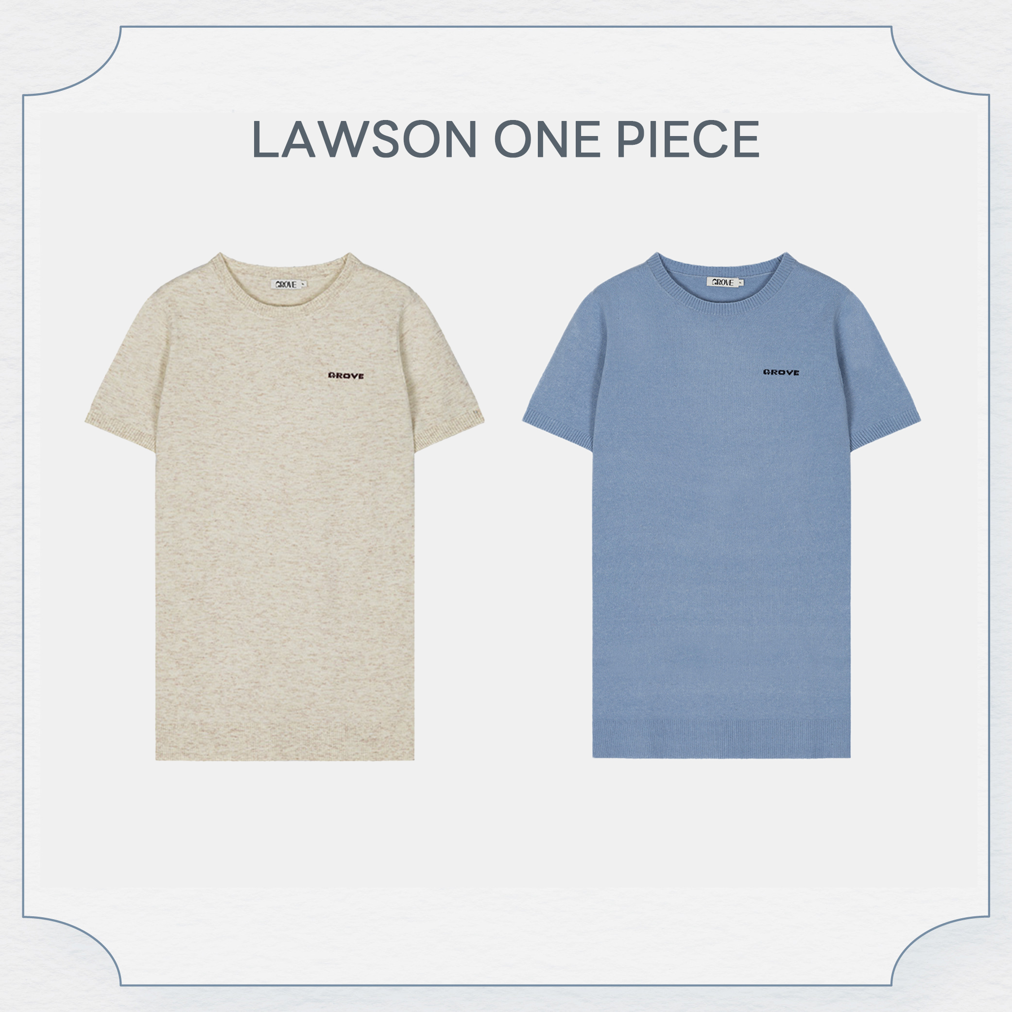 GROVE針織披肩套裝