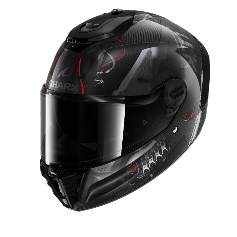 SHARK SPARTAN RS CARBON XBOT 黑紅 彩繪