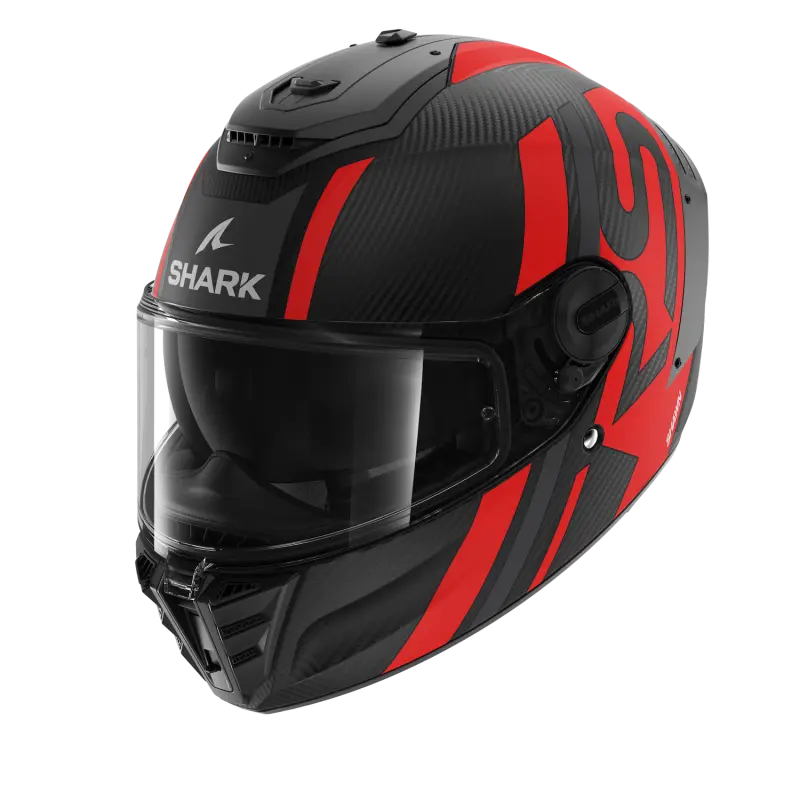 SHARK SPARTAN RS CARBON SHAWN 黑紅 彩繪