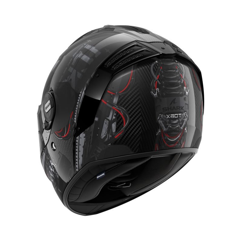 SHARK SPARTAN RS CARBON XBOT 黑紅 彩繪