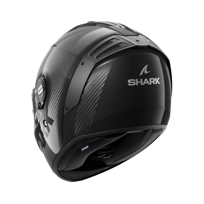 SHARK SPARTAN RS CARBON BLANK 亮光黑 素色