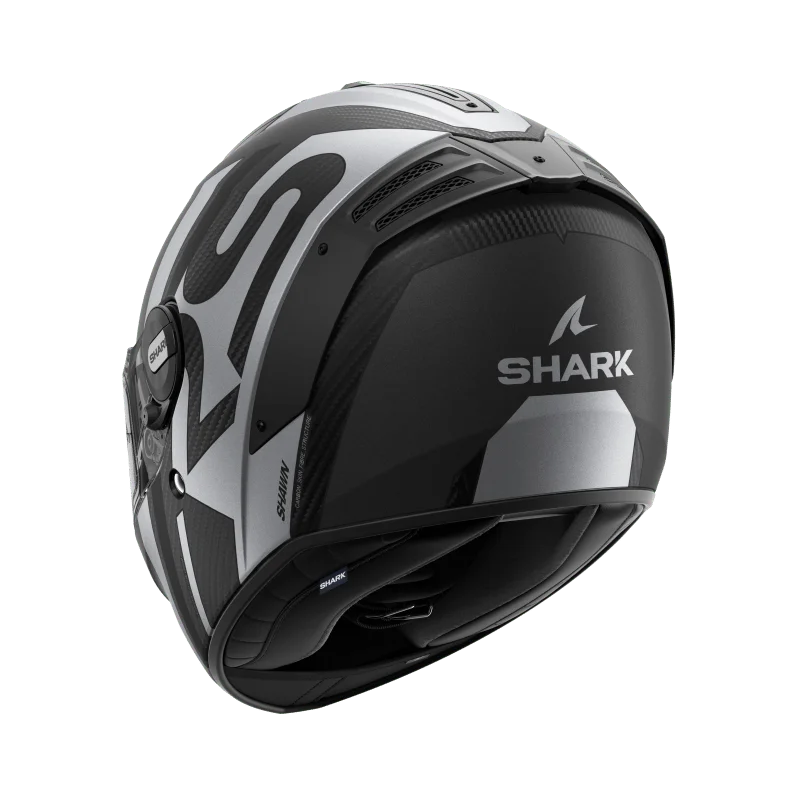 SHARK SPARTAN RS CARBON SHAWN 黑白 彩繪