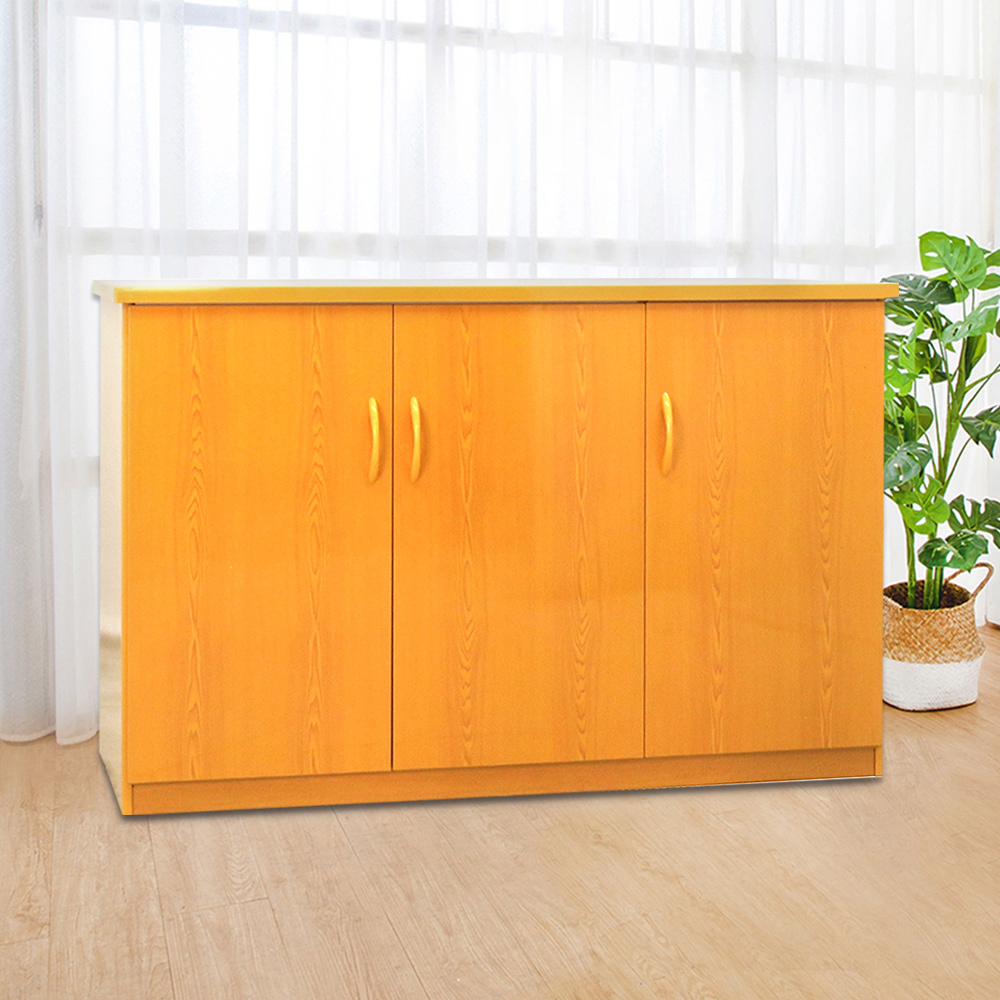 4.2尺三門防水塑鋼收納櫃/置物櫃(四色可選)