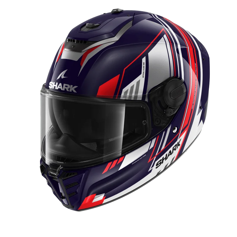 SHARK SPARTAN RS BYHRON 藍紅 彩繪