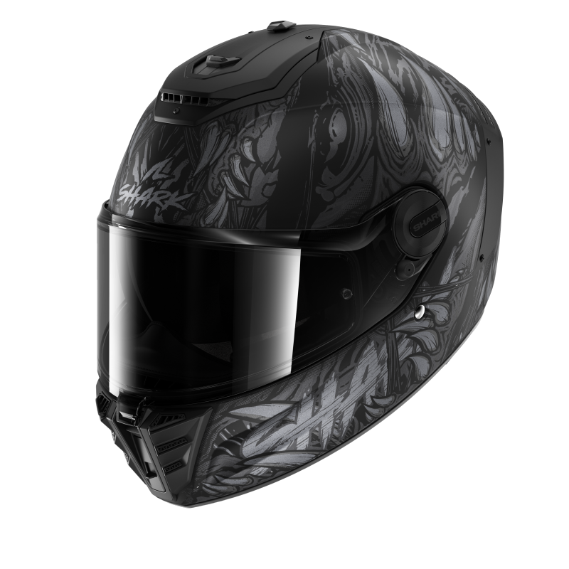 SHARK SPARTAN RS SHAYTAN 黑灰 彩繪