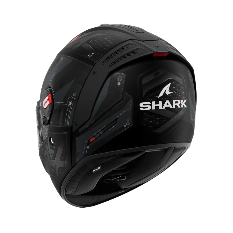 SHARK SPARTAN RS STINGREY 黑紅 彩繪