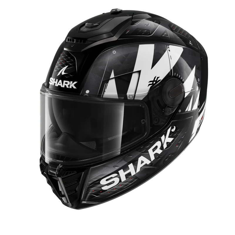 SHARK SPARTAN RS STINGREY 黑白 彩繪